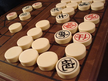 ban chi on a chinese chess board